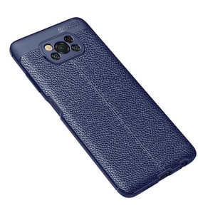 Xiaomi Poco X3 Kılıf Pu-Deri Leather Pu Serisi Esnek Soft Ultra Protection (Lacivert)