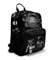 Coral High Dört Bölmeli Siyah Galaxy Ortaokul Çantası - Erkek Çocuk