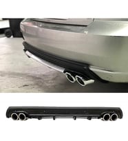 Hyundai Accent Admire Siyah Difüzör Çiftli Yuvarlak Egzoz Görünümlü D Tip Difizör 2003 - 2006