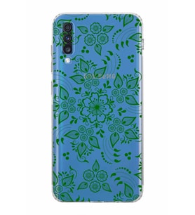 Samsung Galaxy A70  Kamera Korumalı  Kapak Nostalji Desen Tasarımlı  Şeffaf Kılıf