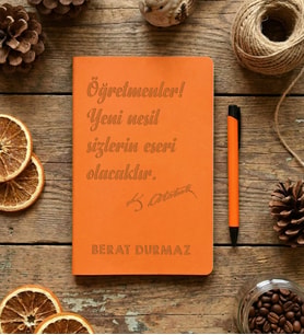 Kişiye Özel Atatürk Sözlü Defter Hediyesi