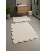 modern dekoratif kaymaz taban Papatya şekilli dekoratif banyo paspası klozet takımı 80x120-50x80 cm