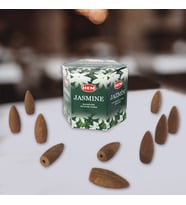 Yasemin (Jasmine) Geri Akış Şelale 40'lı Tütsü Mumu