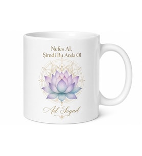 Kişiye Özel Meditasyon Temalı Baskılı Kupa Bardak İsimli Hediye
