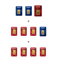 Nadir Gold 24 Ayar 19,5 Gram Altın (1 Ad 5 Gram Altın + 3 Ad 2,5 Gram Altın + 7 Ad 1 Gram Altın )