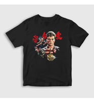 Presmono Unisex Çocuk Siyah Bloodsport V2 Film Jean Claude Van Damme T-Shirt 258911tt