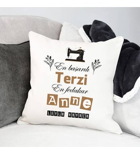 Kişiye Özel Terzi Annelere Hediye Yastık