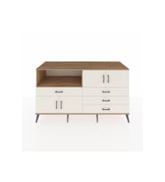 Kronos Konsol 2 Raflı 4 Çekmeceli 4 Kapaklı 176x59x99 Çam-Aytaşı