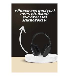 Mey İthalat® Kulak Üstü Kulaklık Pro9 ve Yeni Nesil Akıllı Saat Android ve İOS Uyumlu ANC Özelliği