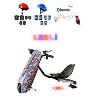 Citymate Drift Car Elektrikli Kaykay Bluetooth Dirift Kar Hoverboard Scooter + Koruma Ekipmanı D31