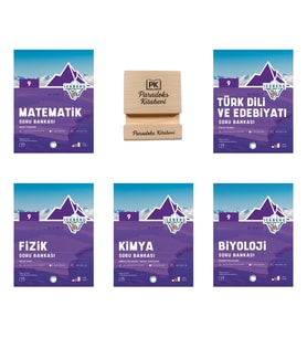 Okyanus 9. Sınıf Iceberg Matematik Edebiyat Fizik Kimya ve Biyoloji Soru Bankası 5li Set + Stand