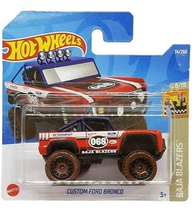 Hot Wheels - Özel Ford Bronco - Baja Blazers 8/10 - Hcv15 - Kısa Kart - Bell - Bfgoodrich - Mattel 2 (Çok Renkli)