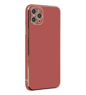 iPhone 11 Pro Max Kılıf Volet Silikon - Kırmızı