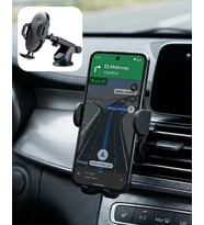 360° Döner Araç Telefon Tutucu Otomatik Kilit Mekanizmalı Stand