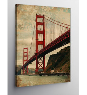 Kanvas Tablo Golden Gate Köprüsü