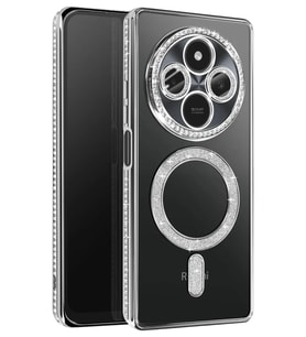Redmi 14C Joke Simli Magneticsafe Kılıf - Gümüş