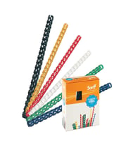 Sarff Spiral Plastik 145 Sayfa 16 MM Beyaz (100 Lü Paket)