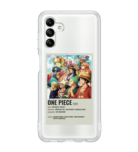 Samsung Galaxy A04S Uyumlu One Piece Desenli Şeffaf Telefon Kılıfı