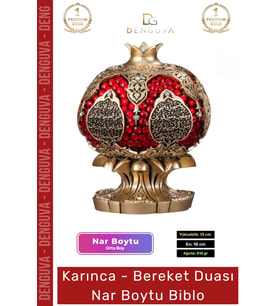 #Biblo Sarı Polyester Dekoratif Orta Boy Ev Ofis Şık Tasarım Modern Bereket Nar Boytu Biblo