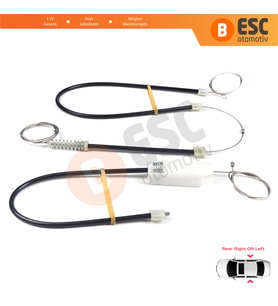 Mercedes CLS Class C219 W219 2004-2011 A2197300746 A2197300846 İçin Arka Cam Kriko Tamir Seti