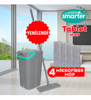 SMARTER TABLET MOP 4 ADET MİKROFİBER MOP TEMİZLİK SETİ