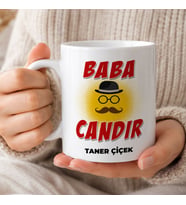 eJOYA Babalar Günü Temalı Kişiye Özel Kupa Bardak 116533
