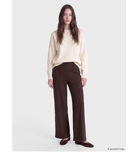 LCW Modest Kahverengi Beli Lastikli Kadın Pantolon