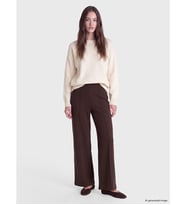 LCW Modest Kahverengi Beli Lastikli Kadın Pantolon