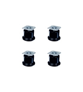 Bekleme Bingo Ayak Tablalı - 50MM - Siyah HKS280 - 4 Adet TG-V 12378