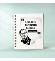 Rudolf Diesel Esprili Mesajlı Not Defteri Hediyelik