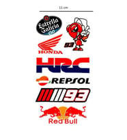 Sticker Çoklu Hrc - Repsol-///93-red Bull Çoklu Sticker