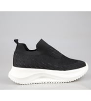 Style Star 707 Siyah-Beyaz Kadın Sneakers