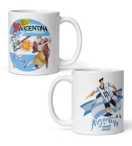 Arjantin Kupa Bardak 2 Adet Seyahat Hatıra Argentina Mug (Karışık)