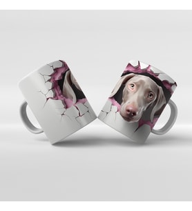 Baskılı Kupa Bardak Sevimli Köpekler - 22