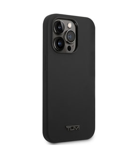 TUMI iPhone 14 Pro Max Kılıf TUMI M-safe Şarj Özellikli Liquid Silikon Kapak (Siyah)