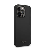 TUMI iPhone 14 Pro Max Kılıf TUMI M-safe Şarj Özellikli Liquid Silikon Kapak (Siyah)