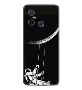 Xiaomi Redmi 12C Kılıf Resimli Desenli Silikon Platinium Series Astronot 519