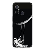 Xiaomi Redmi 12C Kılıf Resimli Desenli Silikon Platinium Series Astronot 519