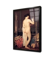 Le Coucher De Sapho Çerçeveli Cam Tablo