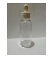 100ml Plastik Şeffaf Gorilla Şişe+oksidan Damlalıklı,medikal Şişe,boş Şişe,50 Adet