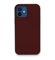 Apple İphone 12 Kılıf Lansman Legant Silikon - Bordo