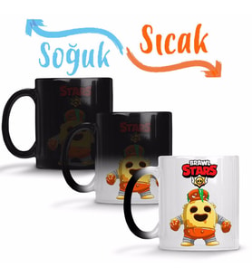 Brawl Stars Mecha Spike 04 Sihirli Kupa Bardak Porselen