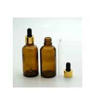 DAMLALIKLI 50 ML 10 ADET AMBER ŞİŞE (Şeffaf)