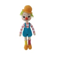 Tatlı Palyaço Amigurumi Organik Oyuncak