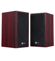 Lecoo DS105 6W Ahşap Gövdeli Masaüstü Stereo Hoparlör - USB + 3.5Mm Jack Girişli PC Hoparlörü
