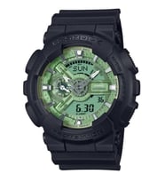 Casio Ga-110Cd-1A3 G-Shock Dijital Analog Takvimli Kronometreli Işıklı Alarmlı Erkek Kol Saati (Siyah)