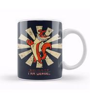I Am Weasel Retro Japanese Kupa Bardak Porselen
