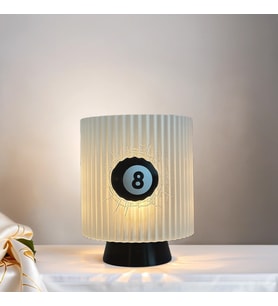 Gece Lambası -8 ball Dekoratif Lamba, Genç Oda, Özel Hediye