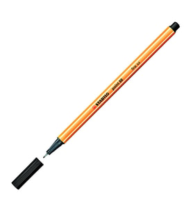 İnce Keçe Uçlu Kalem 0.4 Mm - Siyah