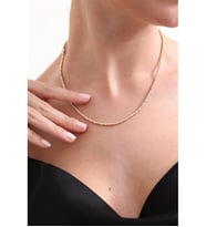 Saklı Takı 925 Ayar Rose Gold Dorika Toplu Gümüş Kolye
